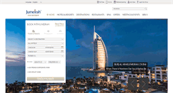 Desktop Screenshot of jumeirah.com