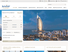 Tablet Screenshot of jumeirah.com